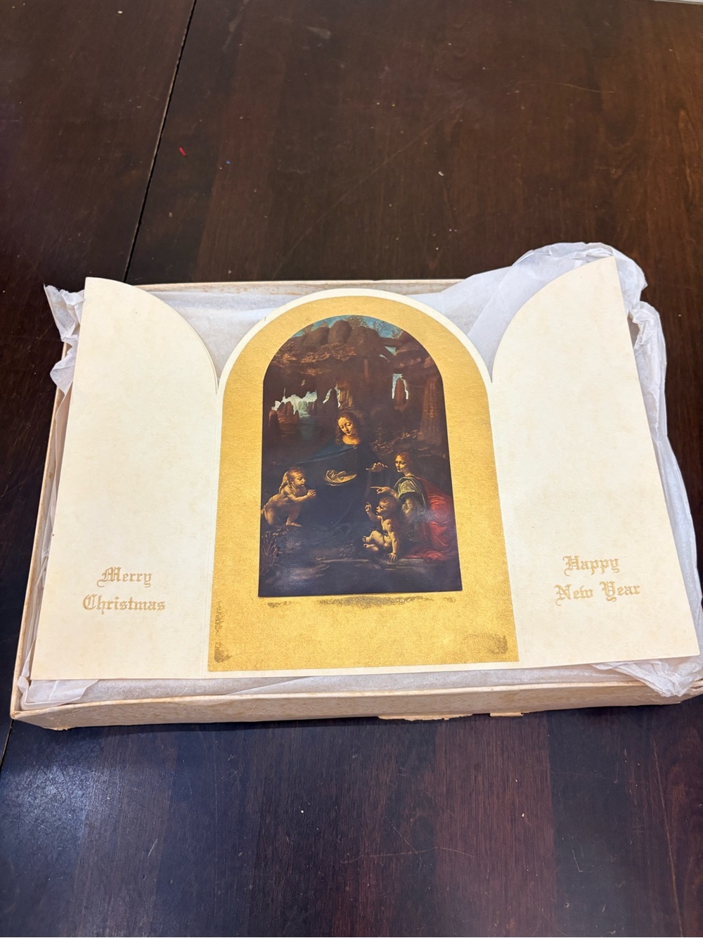 26 Vintage Hallmark Crown Christmas Cards Leonardo da Vinci